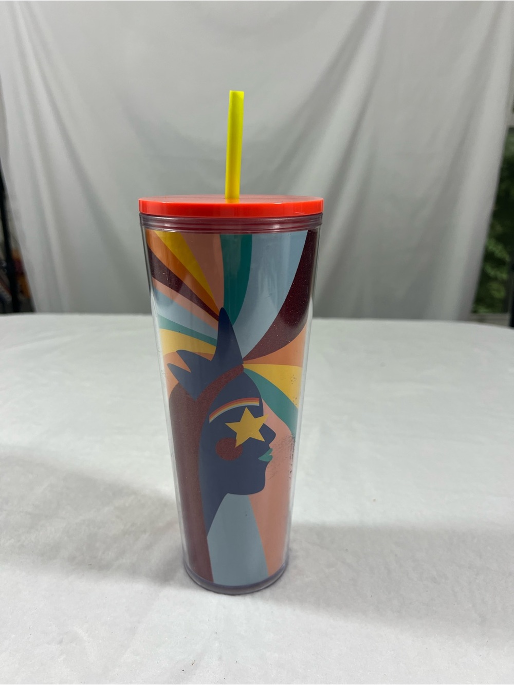 Starbucks 2020Pride Rainbow Venti 24 oz Multicolor Graphic Tumbler